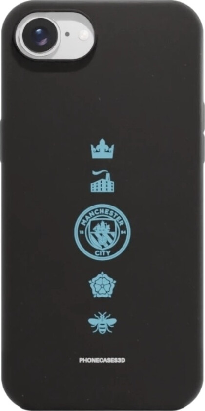 iPhone 16e Man City komposterbart deksel, svart