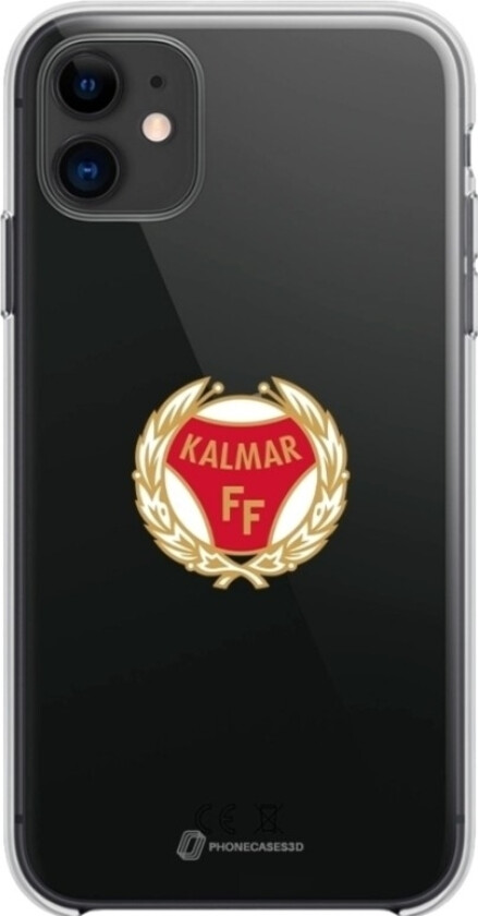 iPhone 11 Kalmar FF Clear case -mobildeksel, svart
