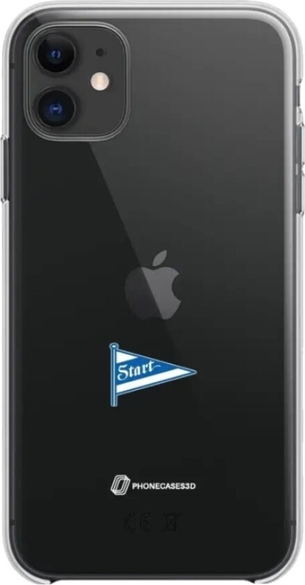 iPhone 11 IK Start Clear case -mobildeksel, svart