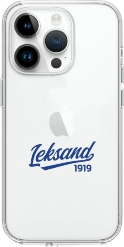 iPhone 14 Pro Leksands IF Clear case -mobildeksel, hvit