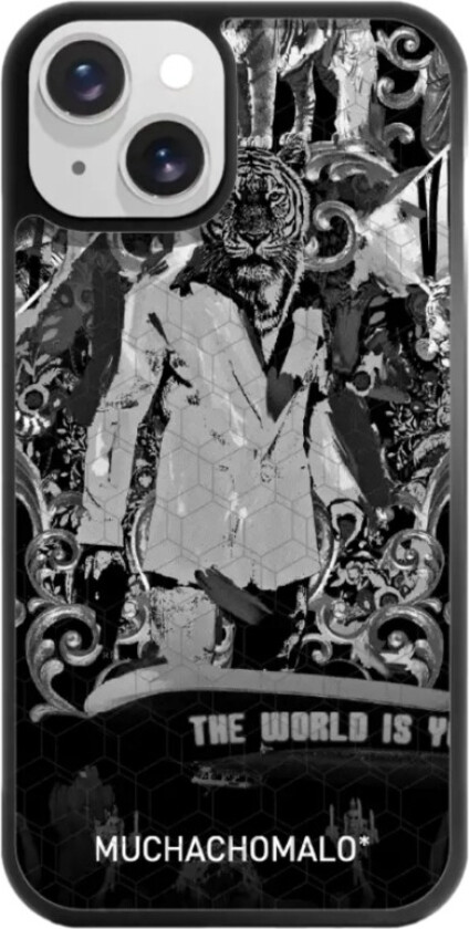 iPhone 14 Muchacho Malo 3D mobildeksel, svart