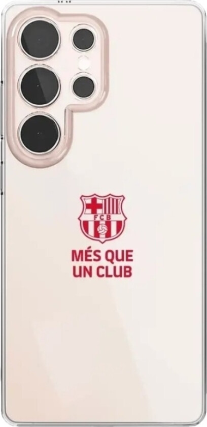 Samsung Galaxy S25 Ultra FC Barcelona Clear case -mobildeksel, svart
