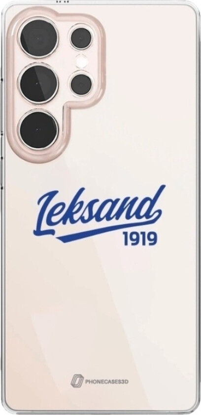 Samsung Galaxy S25 Ultra Leksands IF Clear case -mobildeksel, hvit