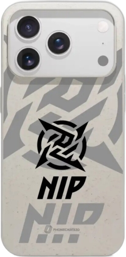 iPhone 17 Pro Max Ninjas in Pyjamas komposterbart deksel, hvit