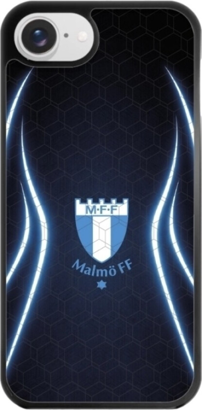 iPhone 16e Malmö FF 3D mobildeksel, svart