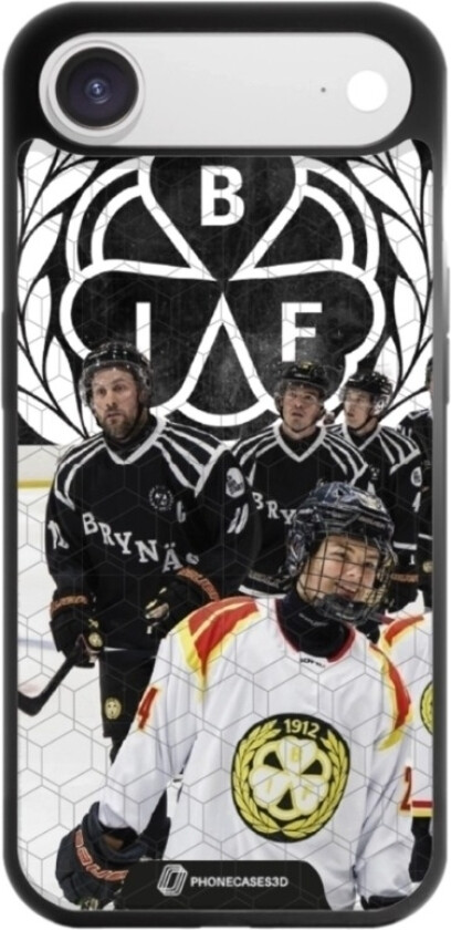iPhone Air Brynäs IF 3D mobildeksel, svart