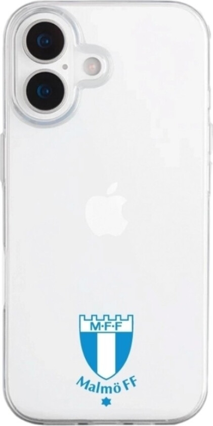 iPhone 17 Malmö FF Clear case -mobildeksel, hvit