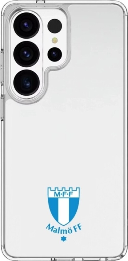 Samsung Galaxy S26 Ultra Malmö FF Clear case -mobildeksel, hvit