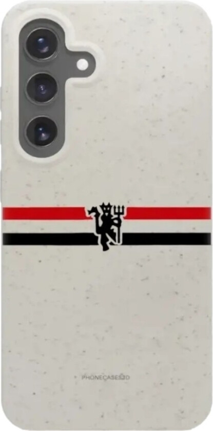 Samsung Galaxy S25 Manchester United FC komposterbart deksel, hvit