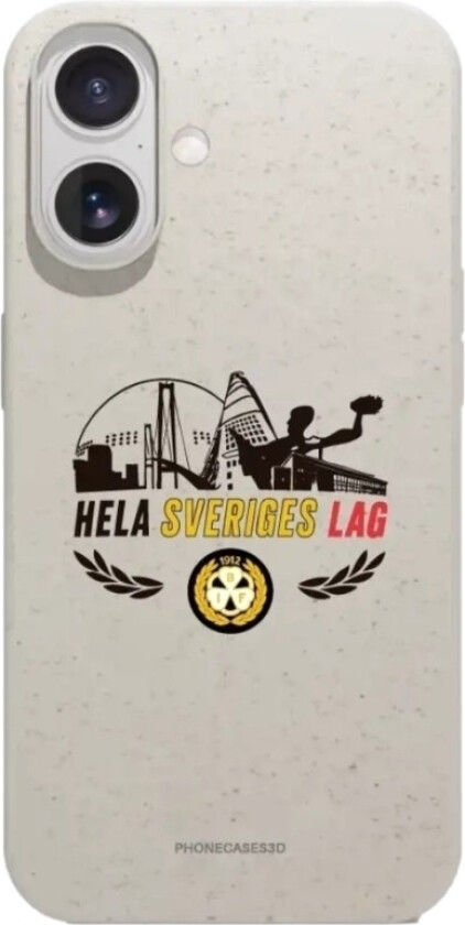 iPhone 17 Brynäs IF komposterbart deksel, hvit