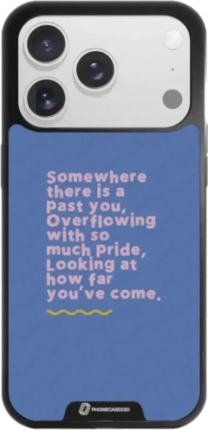 iPhone 17 Pro Max Jess Rachel Sharp 3D mobildeksel, svart