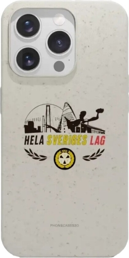 iPhone 16 Pro Brynäs IF komposterbart deksel, hvit