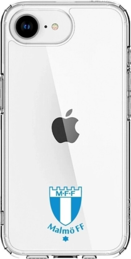 iPhone 16e Malmö FF Clear case -mobildeksel, hvit