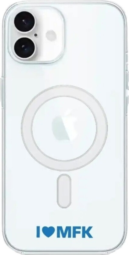 iPhone 16 Molde FK Clear case (MagSafe) -mobildeksel, hvit