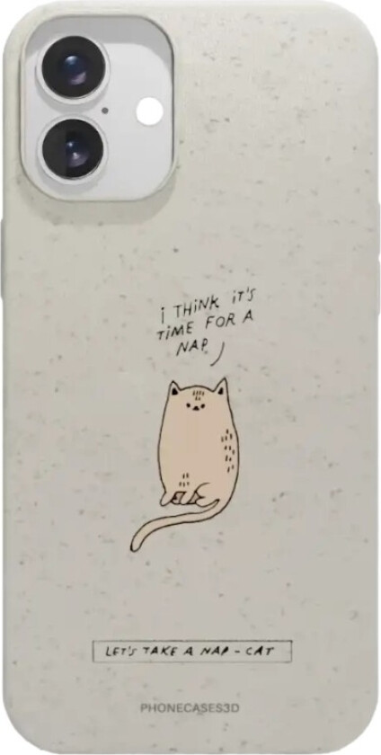 iPhone 16 Plus Maja Säfström komposterbart deksel, hvit