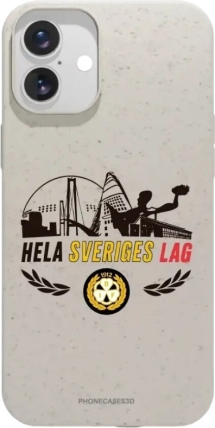 iPhone 16 Plus Brynäs IF komposterbart deksel, hvit