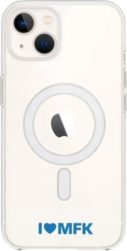iPhone 13 Molde FK Clear case (MagSafe) -mobildeksel, hvit