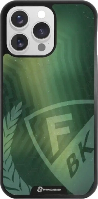 iPhone 16 Pro Max Färjestad BK 3D mobildeksel, svart