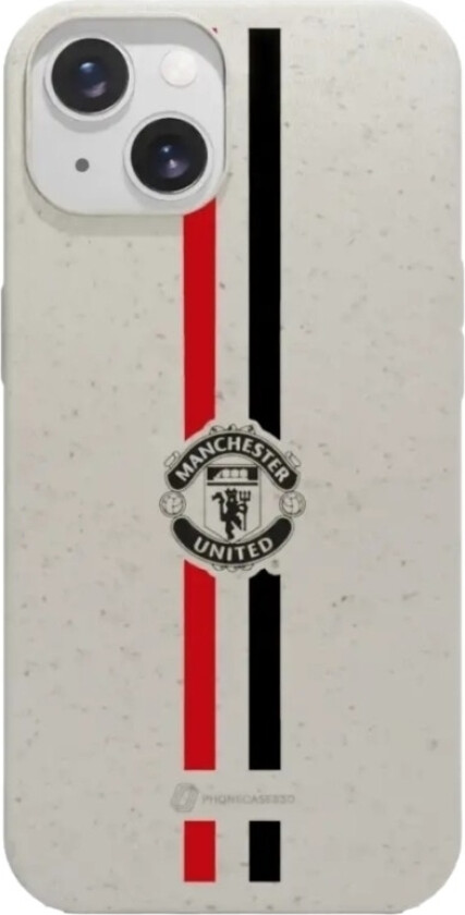 iPhone 15 Manchester United FC komposterbart deksel, hvit