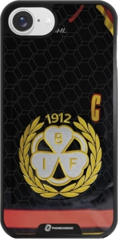 iPhone 16e Brynäs IF 3D mobildeksel, svart