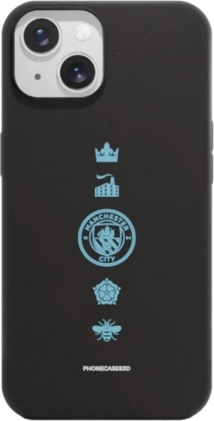 iPhone 15 Man City komposterbart deksel, svart