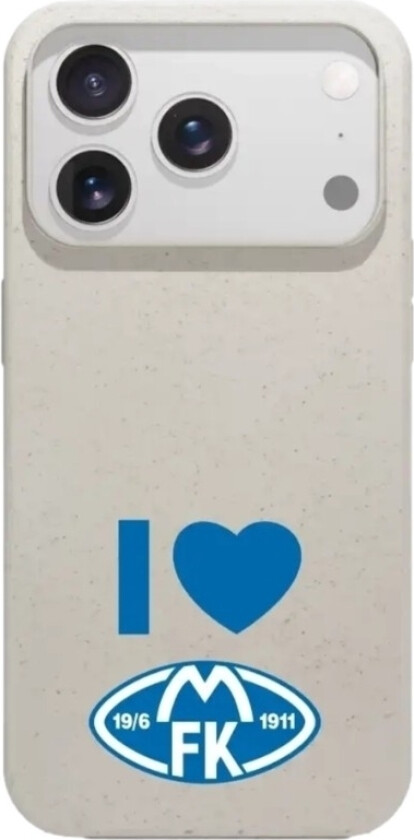 iPhone 17 Pro Max Molde FK komposterbart deksel, hvit