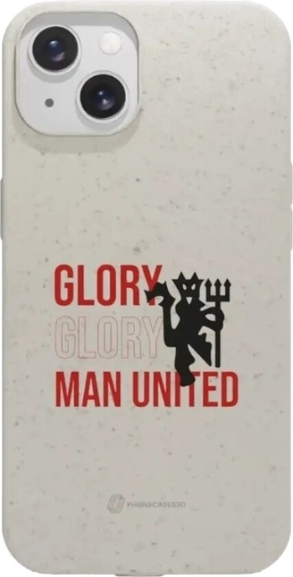 iPhone 13 Manchester United FC komposterbart deksel, hvit