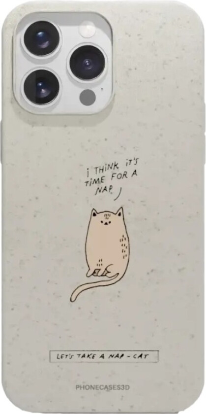 iPhone 16 Pro Max Maja Säfström komposterbart deksel, hvit