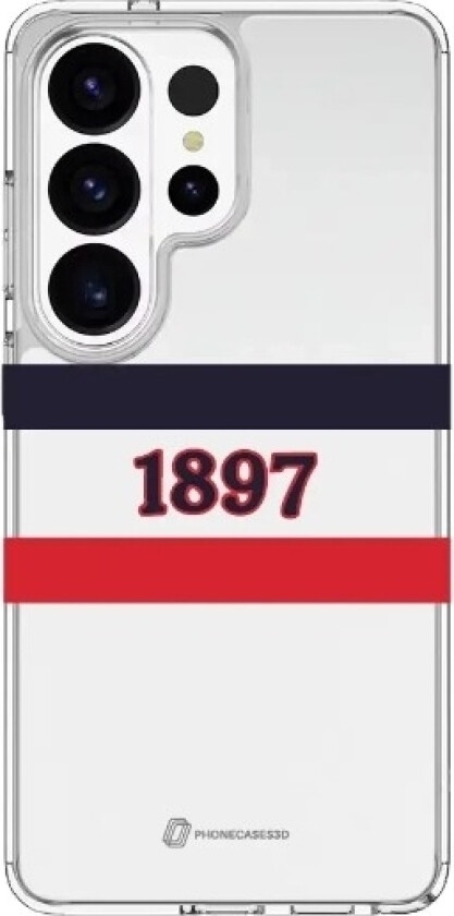 Samsung Galaxy S26 Ultra HIFK Hockey Clear case -mobildeksel, hvit
