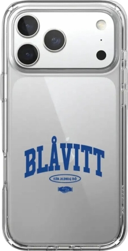 iPhone 17 Pro Max IFK Göteborg Clear case -mobildeksel, hvit