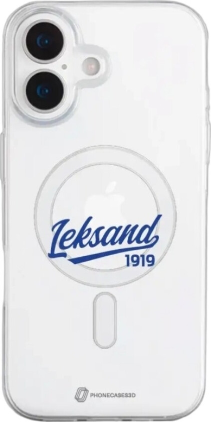 iPhone 17 Leksands IF Clear case (MagSafe) -mobildeksel, hvit