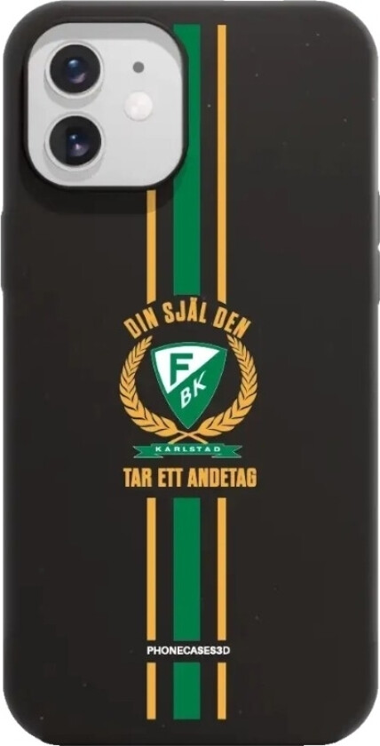 iPhone 12 Färjestad BK komposterbart deksel, svart