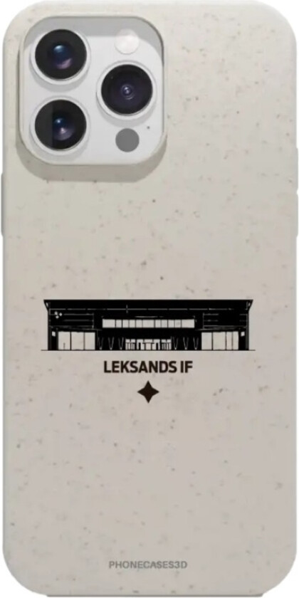 iPhone 16 Pro Max Leksands IF komposterbart deksel, hvit