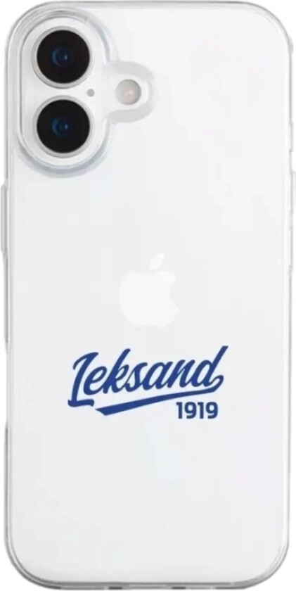 iPhone 17 Leksands IF Clear case -mobildeksel, hvit
