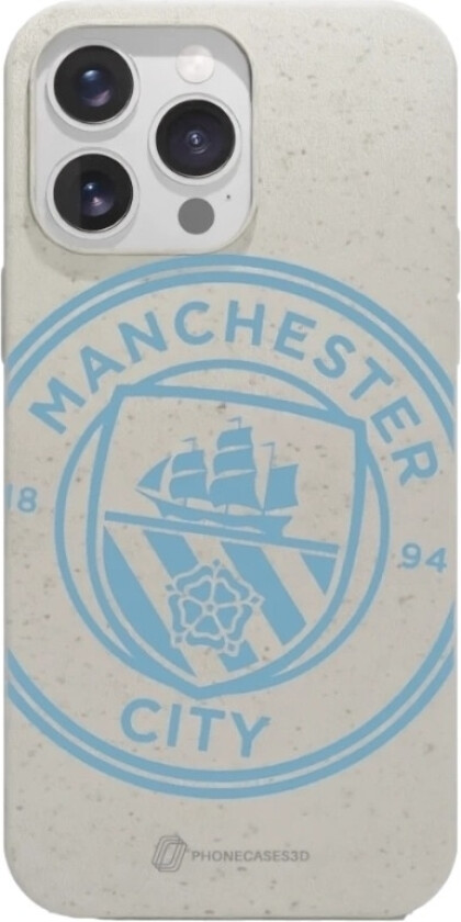 iPhone 16 Pro Max Man City komposterbart deksel, hvit