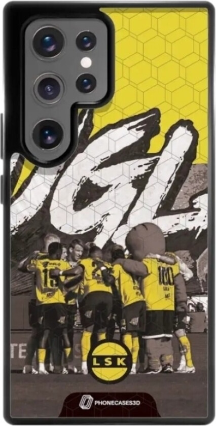 Samsung Galaxy S25+ Lillestrøm SK 3D mobildeksel, svart
