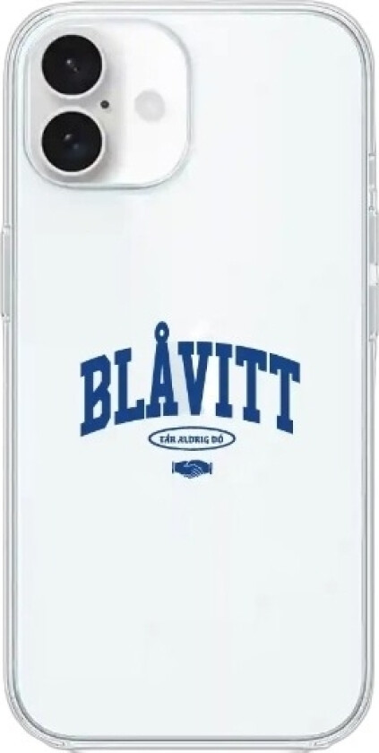 iPhone 16 IFK Göteborg Clear case -mobildeksel, hvit
