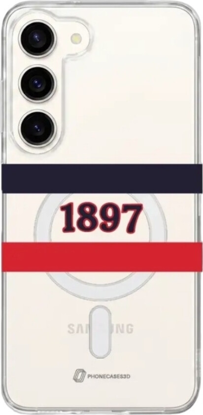 Samsung Galaxy S26+ HIFK Hockey Clear case (MagSafe) -mobildeksel, hvit