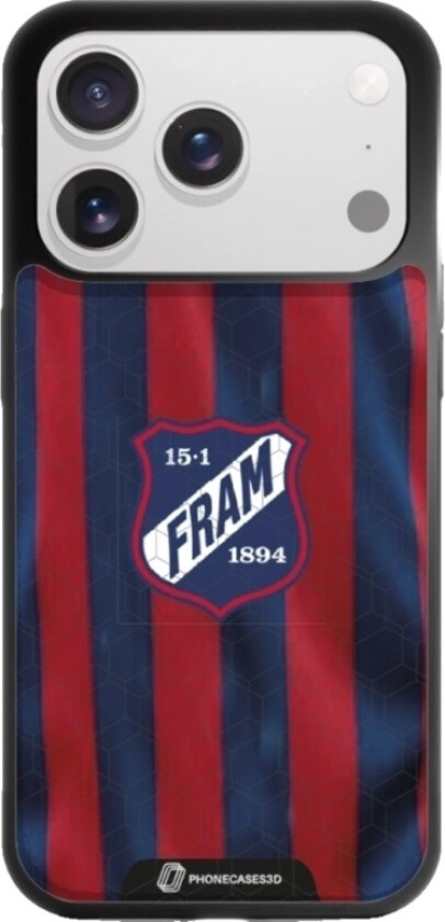 iPhone 17 Pro Max IF Fram Larvik 3D mobildeksel, svart