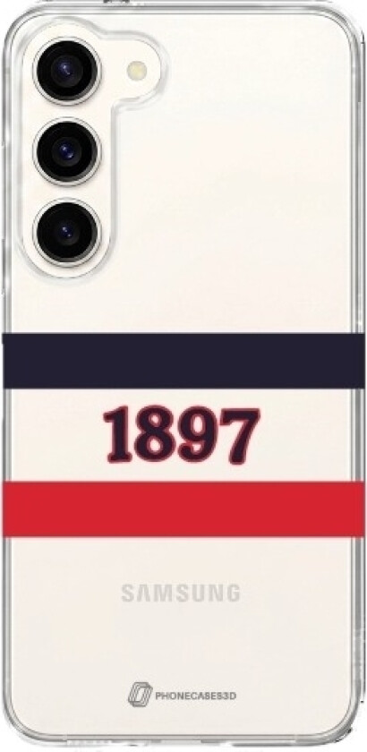 Samsung Galaxy S26 HIFK Hockey Clear case -mobildeksel, hvit