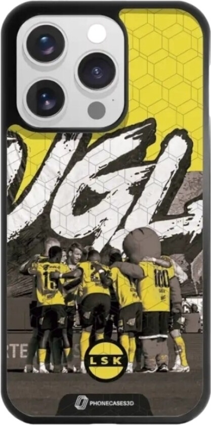 iPhone 16 Pro Lillestrøm SK 3D mobildeksel, svart