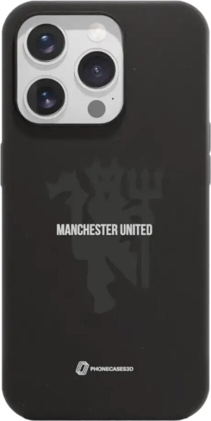 iPhone 15 Pro Manchester United FC komposterbart deksel, svart
