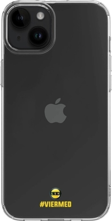 iPhone 15 Lillestrøm SK Clear case -mobildeksel, svart