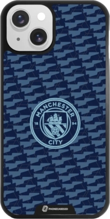 iPhone 13 Man City 3D mobildeksel, svart