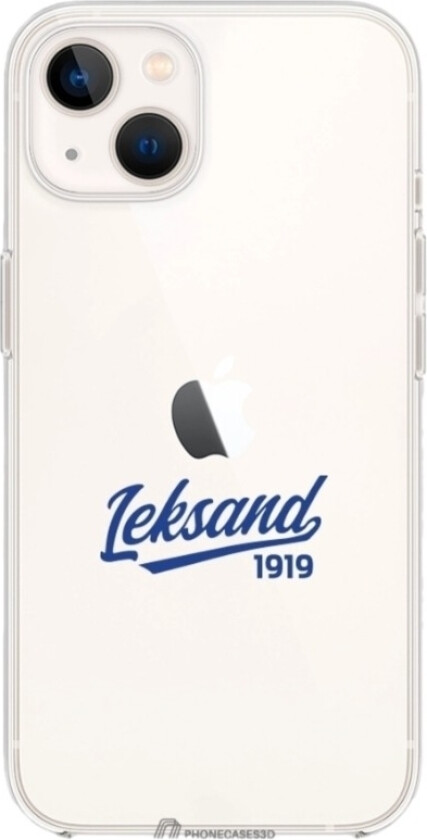 iPhone 14 Leksands IF Clear case -mobildeksel, hvit