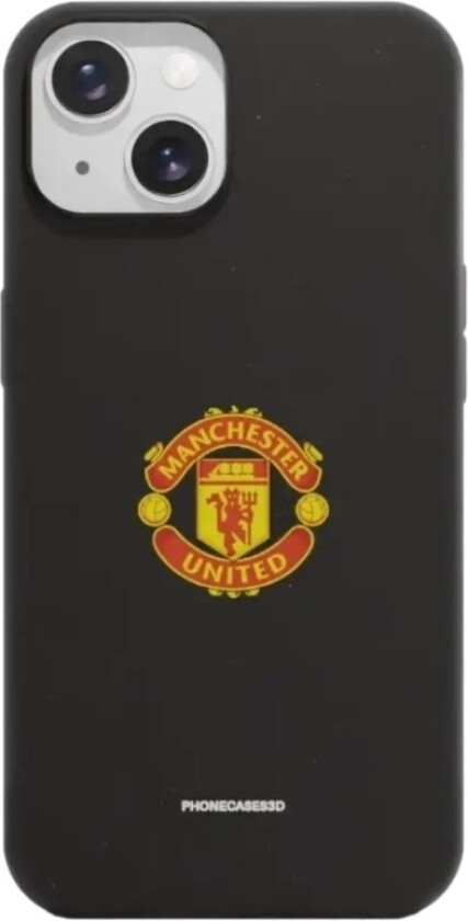 iPhone 15 Manchester United FC komposterbart deksel, svart