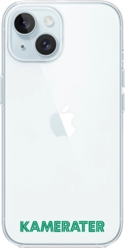 iPhone 15 HamKam Clear case -mobildeksel, hvit