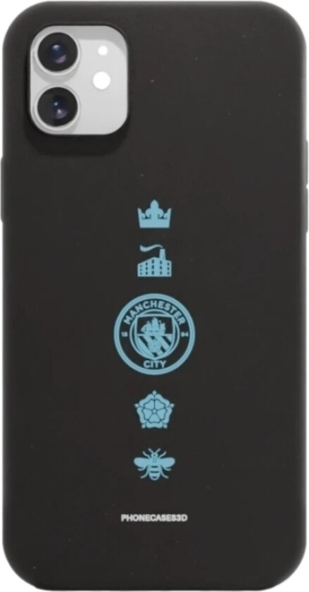 iPhone 11 Man City komposterbart deksel, svart