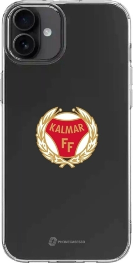 iPhone 16 Kalmar FF Clear case -mobildeksel, svart