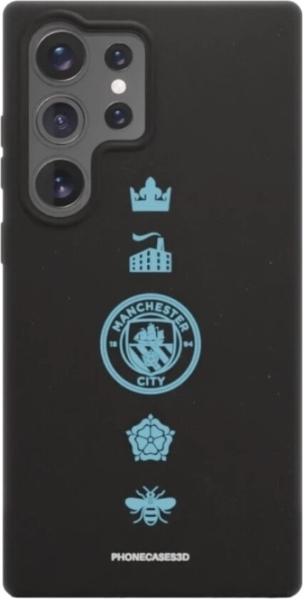 Samsung Galaxy S25 Ultra Man City komposterbart deksel, svart